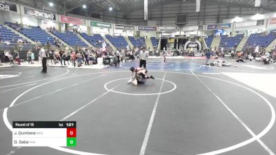 102 lbs Round Of 16 - Juan Julian Quintana, Brighton WC vs Dylan Saba, Pikes Peak Warriors