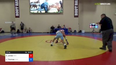 57 kg Con 16 #1 - Cole Jones, Minnesota State Moorhead Dragons vs Joey Thomas, West Virgina Regional Training Tenter