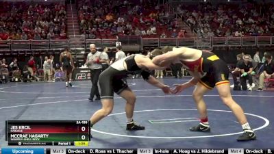 3A-195 lbs Quarterfinal - McCrae Hagarty, Waverly-Shell Rock vs Jes Krcil, Carlisle