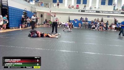 140 lbs 3rd Place Match - John Alvarado, Tampa Bay Tigers vs Landon Caviness, Black Hive