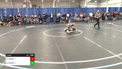 106 lbs Final - Aaron Seidel, PA vs Adam Mattin, OH