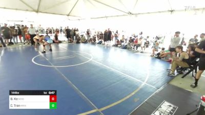 144 lbs Consi Of 8 #2 - Brendon Ko, NexGen RTC vs Christopher Tran, Mira Mesa HS