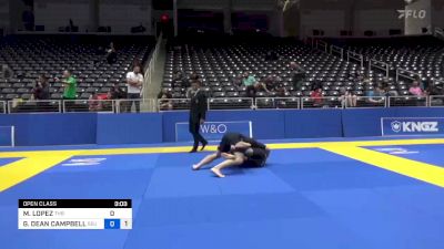 MOISES LOPEZ vs GABRIEL DEAN CAMPBELL 2022 Pan IBJJF Jiu-Jitsu No-Gi Championship