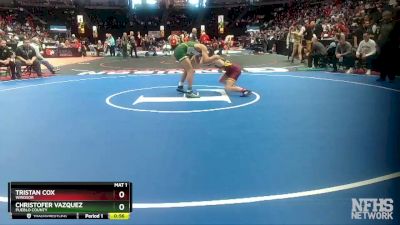 150-4A Cons. Round 1 - Tristan Cox, Windsor vs Christofer Vazquez, Pueblo County