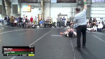 105 lbs Round 3 (8 Team) - Ben Ziola, Dynasty vs Mason Todd, TSB