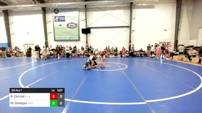 103 lbs Rr Rnd 1 - Riley Correal, NJ Black And Yellow vs Mateo Gallegos, Meatballs