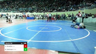 87 lbs Round Of 32 - Jerry Venable, Enid Junior High vs Booker Dahlman, Shawnee Middle School