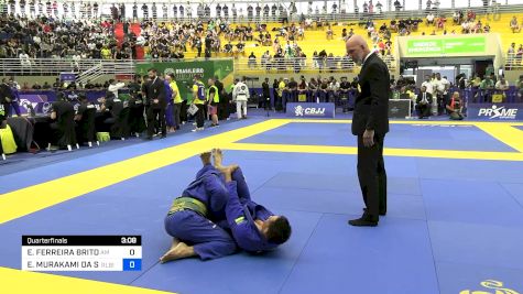 ELIELSON FERREIRA BRITO vs EMERSON MURAKAMI DA SILVA 2024 Brasileiro Jiu-Jitsu IBJJF