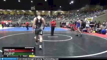 182 lbs Quarterfinals (8 Team) - Kyle Kelley, 6A Newberg vs Mikey Platz, 6A Sandy