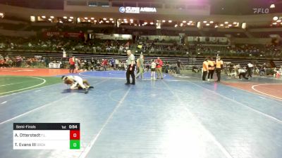 110 lbs Semifinal - Andrew Otterstedt, F.l.o.w. vs Tyrone Evans III, Orchard South WC