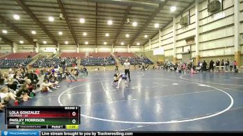 110 lbs Round 3 (6 Team) - Paisley Morrison, Oregon vs Lola Gonzalez, Colorado