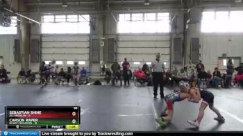 68 lbs Finals (2 Team) - Sebastian Shine, All American vs Carson Raper, NCWAY Crusaders