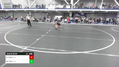 133 lbs Consi Of 32 #2 - Anthony Clark, Princeton U vs Matt Ellis, Kent State