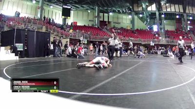 120 lbs 7th Place Match - Angel Rios, WWC Predator Wrestling vs Cinch Reiser, Sandhills Thedford Knights