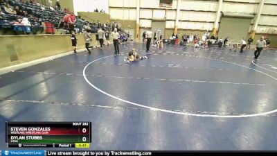 71 lbs Cons. Round 2 - Dylan Stubbs, Utah vs Steven Gonzales, Westlake Wrestling Club