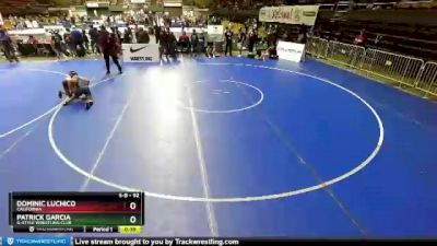 92 lbs Cons. Round 2 - Dominic Luchico, California vs Patrick Garcia, G-Style Wrestling Club