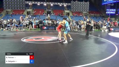 132 lbs Rnd Of 32 - Bryce Palmer, Texas vs Anthony Delgado, Nevada