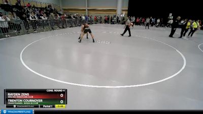 126 lbs Cons. Round 4 - Rayden Zens, Wolves Wrestling Club vs Trenton Cournoyer, CrassTrained: Weigh In Club