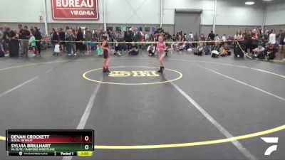 47-48 lbs Round 4 - Devan Crockett, Rural Retreat vs Sylvia Brillhart, VA ELITE / RADFORD WRESTLING