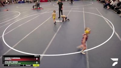 43-46 lbs Quarterfinal - Jaxon Cardinal, Minnesota vs Steven Ward, Hastings Wrestling Club