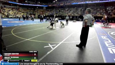 126 Class 4 lbs Cons. Semi - Hayden Benter, Hickman vs Brody Rudman, Marquette