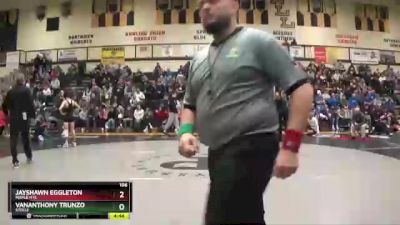 106 lbs Quarterfinal - Vananthony Trunzo, Steele vs Jayshawn Eggleton, Maple Hts.