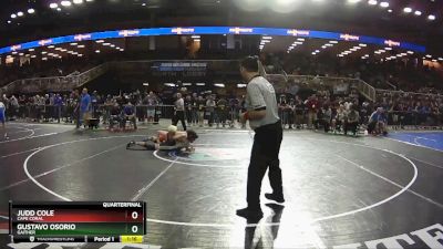 157 2A Quarterfinal - Gustavo Osorio, Gaither vs Judd Cole, Cape Coral