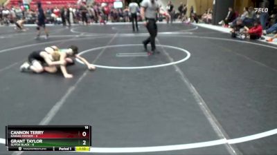 95 lbs Round 1 (6 Team) - Cannon Terry, Kansas Mayhem vs Grant Taylor, SlyFox Black