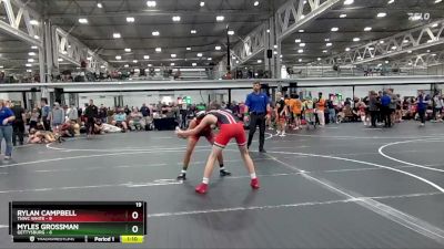 120 lbs Placement (4 Team) - Rylan Campbell, TNWC White vs Myles Grossman, Gettysburg