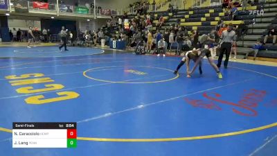 107 lbs Semifinal - Nate Caracciolo, Hempfield vs Jake Lang, Penn Trafford