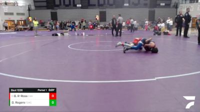 78-86 lbs Quarterfinal - Bobby Rousseve-Ross, Contenders Wrestling Academy vs Derek Rogers, Franklin Central Wrestling Clu