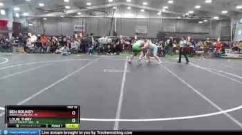 285 lbs Round 1 (4 Team) - Ben Roundy, Dakota Hillbillies vs Louie Thiry, South Dakota Fury