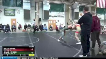 130 lbs Finals (2 Team) - Drake Brasil, Team 922 vs Chase Hanson, PA Alliance Red
