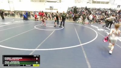 60-62 lbs Round 2 - Everly Anderson, Olean Wrestling Club vs Maia Lavancha, Beaver River Wrestling