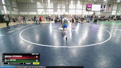 70 lbs Round 2 - Abigail Peterson, IA vs Ella Heyne, MT