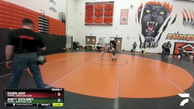 58-63 lbs Round 4 - Kasen Asay, Powell Wrestling Club vs Rhett Goolsbey, Powell Wrestling Club