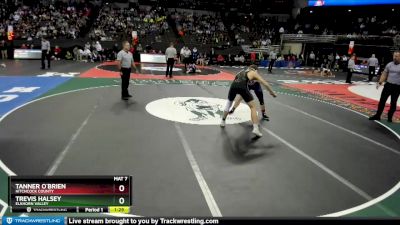 Champ. Round 1 - Tanner O`Brien, Hitchcock County vs Trevis Halsey, Elkhorn Valley