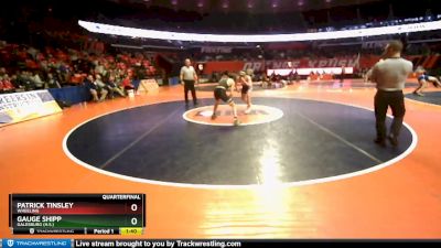 2A 138 lbs Quarterfinal - Gauge Shipp, Galesburg (H.S.) vs Patrick Tinsley, Wheeling