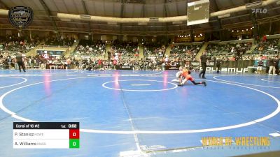 73 lbs Consi Of 16 #2 - Parker Stanisz, Howe Wrestling School vs Anze Williams, Massa's Maniacs