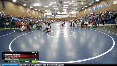 88 lbs Cons. Semi - Jhett Steele, Payson Pride Wrestling vs Maddax Hacking, Uintah Jr High Wrestling