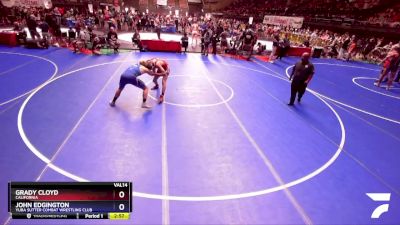 190 lbs Champ. Round 2 - Grady Cloyd, California vs John Edgington, Yuba Sutter Combat Wrestling Club