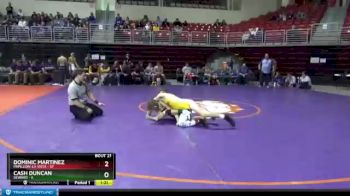 120 lbs Round 6 (8 Team) - Dominic Martinez, Papillion-La Vista vs Cash Duncan, Seward