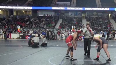 145 lbs Quarterfinal - Makayla Faulkner, Bobcat Wrestling Club vs Liliana Arroyo, Dodge City Academy