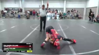 76 lbs Round 3 (4 Team) - Dillinger Collins, VA Elite vs Chase Collier, SMWC