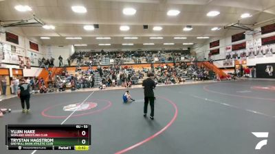 53 lbs Cons. Semi - Yujin Hake, Worland Wrestling Club vs Trystan Hagstrom, Greybull Basin Athletic Club