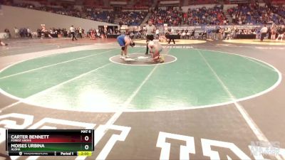 6A-215 lbs Champ. Round 1 - Carter Bennett, Forest Grove vs Moises Urbina, Aloha