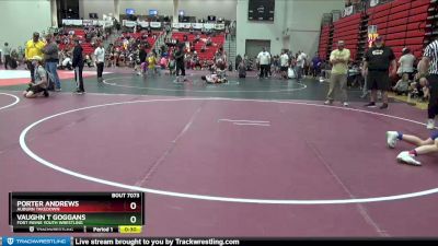 112 lbs Cons. Round 2 - Porter Andrews, Auburn Takedown vs Vaughn T Goggans, Fort Payne Youth Wrestling