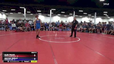 149 lbs Quarters & 1st Wb (16 Team) - Layden Acevedo, Pennsylvania Blue vs Parker Judge, Minnesota Red