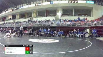 106 lbs Round 1 (3 Team) - Leland Sindel, Lincoln East vs Evan Warner, Bennington