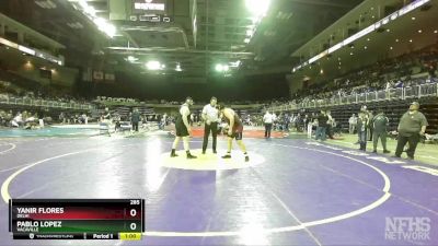 285 lbs Cons. Round 2 - Pablo Lopez, Vacaville vs Yanir Flores, Delhi